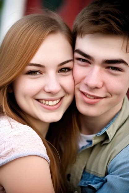 Premium AI Image | An adorable young couple in love created with generative ai