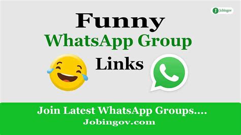 600+ Active Funny WhatsApp Group Links 2024