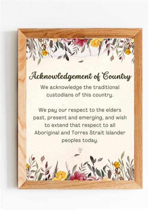 Aboriginal Acknowledgement of Country Teacher Resource Digital - Etsy Australia