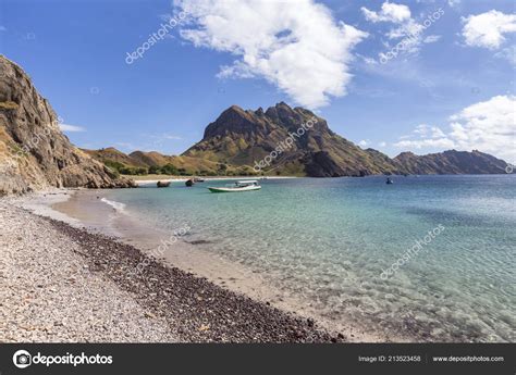 Rock Sand Beaches Pulau Padar Island Komodo National Park Stock Photo ...