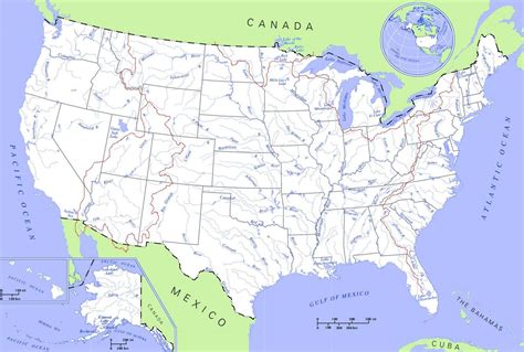 Stati Uniti D America Cartina - Serbia Cartina