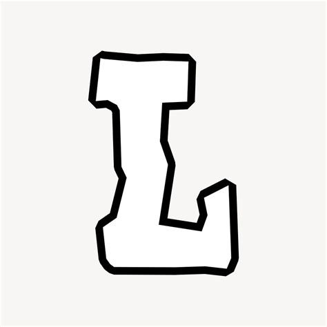 L letter, street graffiti English | Free Photo Illustration - rawpixel