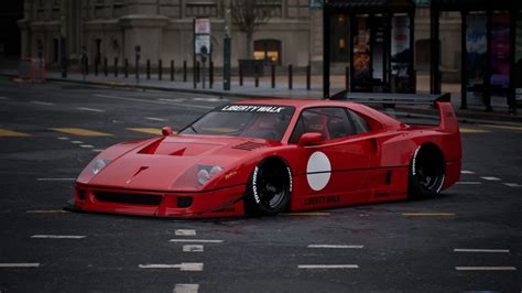 Ferrari F40 ganha visual insano da Liberty Walk | Webmotors