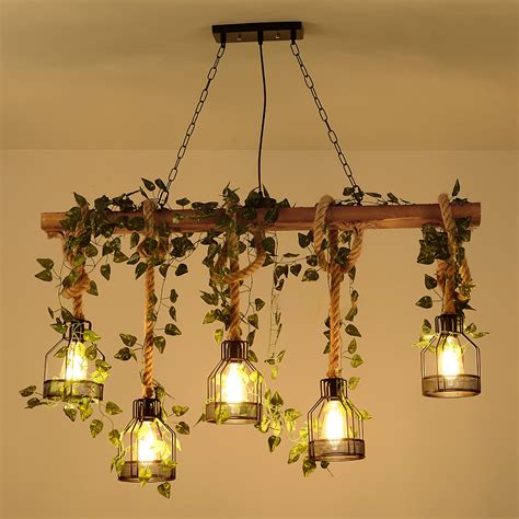 Rustic Wooden Chandelier – Vakkerlight