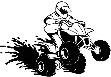 Drawing & Illustration mud riding svg ATV Silhouette SVG for Riders off ...