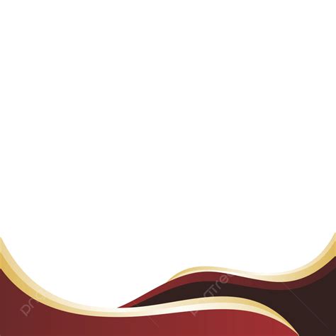 Simple Header Footer Golden And Red Wave Design Vector, Red, Shape Headers, Curve PNG and Vector ...