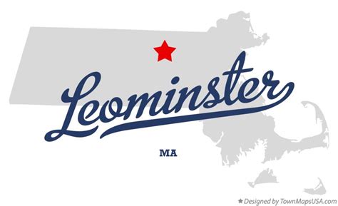 Map of Leominster, MA, Massachusetts | Leominster massachusetts, Massachusetts, Map