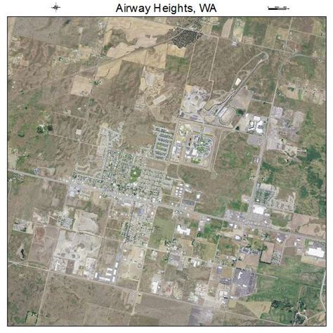 Aerial Photography Map of Airway Heights, WA Washington