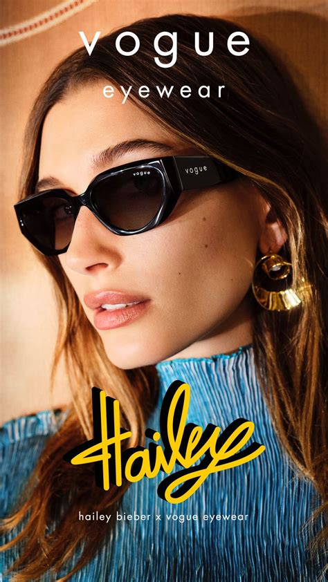 Hailey Bieber Launches Eyeglasses Collection with Vogue Eyewear