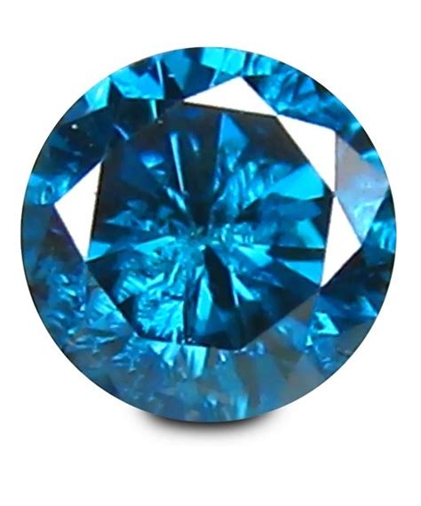 .10 ct Natural Blue Diamond Round Cut Loose Gemstone | Property Room