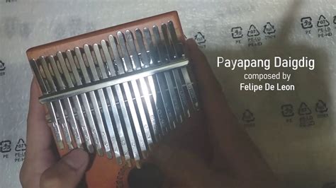 Payapang Daigdig (Felipe De Leon) - Kalimba Cover - YouTube