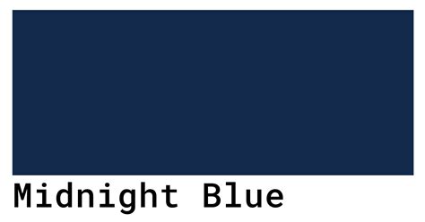 Midnight Blue Color Codes - The Hex, RGB and CMYK Values That You Need