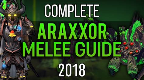 Complete Araxxor Melee Guide 2018 - RuneScape 3 - YouTube