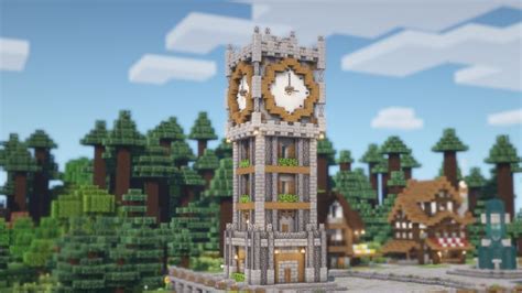 Minecraft Clock Tower | Minecraft clock, Minecraft construction ...