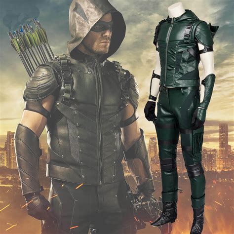 Green Arrow Cosplay Costume Oliver Queen Cosplay | WISHINY