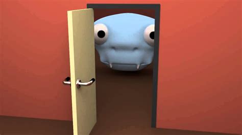 Door opening animation (Blender) - YouTube