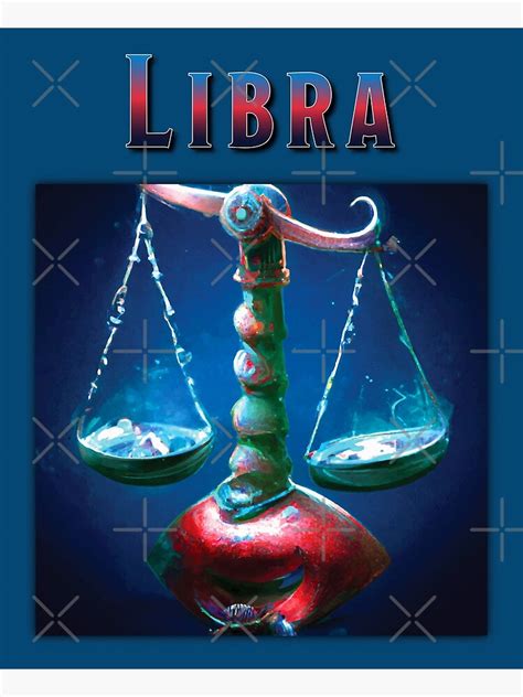 "Libra Zodiac Sign Painting" Poster for Sale by Reconocer | Redbubble