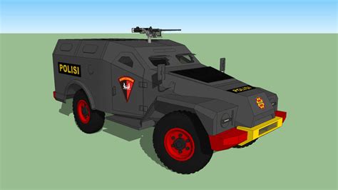 BTR - 40 Retrofit Korps BRIMOB Indonesia | 3D Warehouse