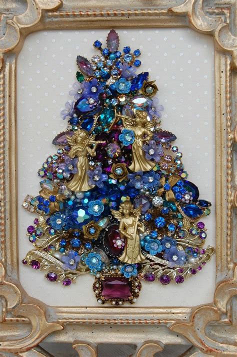 Vintage Jewelry Christmas Tree ♥ | DIY Idea Time | Old jewelry crafts ...