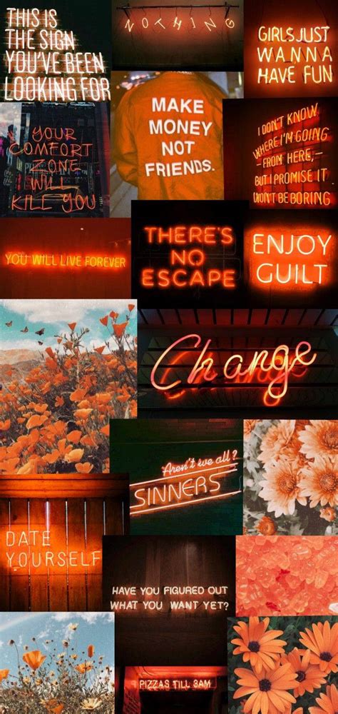 Top 71+ neon orange aesthetic wallpaper best - in.cdgdbentre