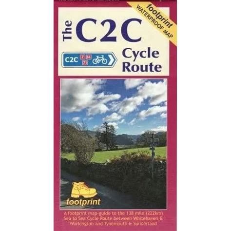 THE C2C CYCLE Route: A footprint map-guide to the 138 m - Sheet Map NEW ...