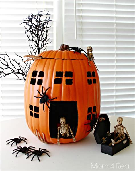 Pumpkin Decorating Ideas Using Foam Pumpkins (Funkins) - Mom 4 Real