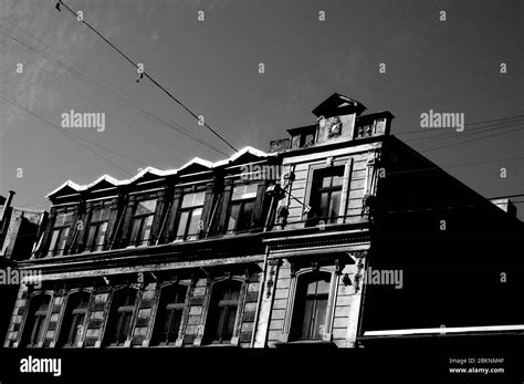 Beautiful Riga city architecture with old buildings Stock Photo - Alamy