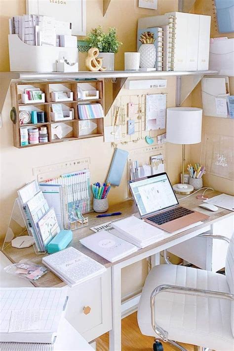 12+ Home Office Organization Ideas, Hacks & Tips in 2021 | Home office ...