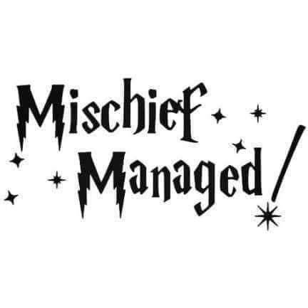 Mischief Managed Harry Potter Font