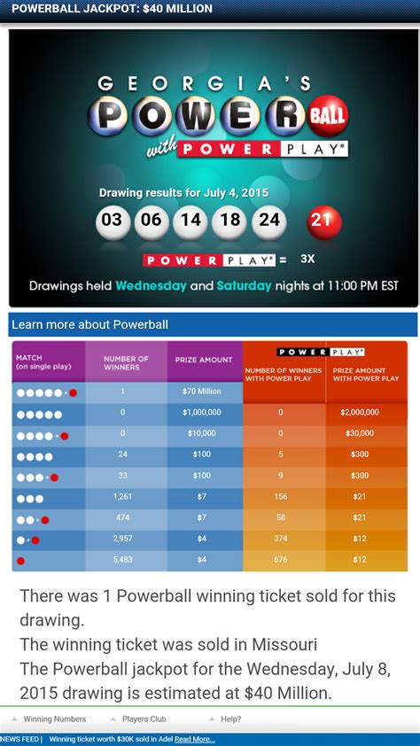 Lottery Fantasy 5 Ga