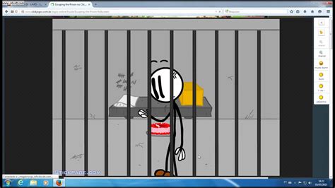 the stickman escape the prison - YouTube