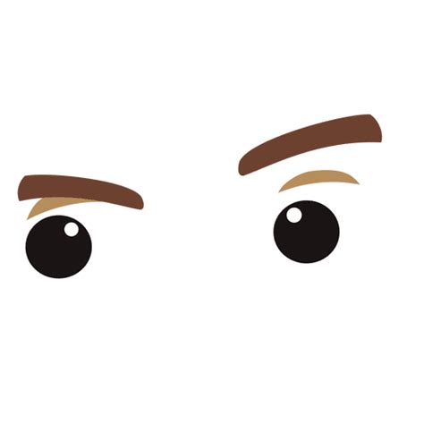 Funny eyes expression - Transparent PNG & SVG vector file