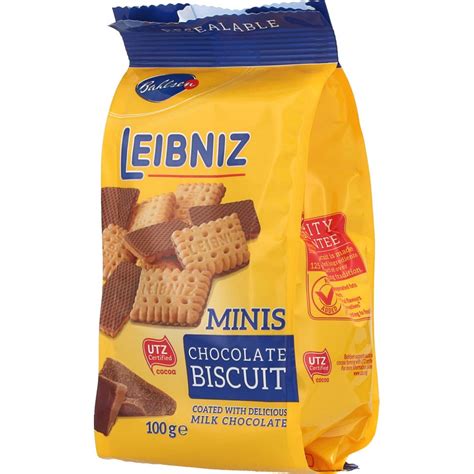 Bahlsen Leibniz Chocolate Mini Biscuits 100g - Coated Biscuits - Biscuits & Crackers - Pantry ...