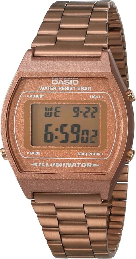 Montre en or rose Casio Classic B640WC-5AVT: Amazon.fr: Montres