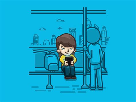 Bus Ride ... Bumpy Bumpy ... by Victoria Wong on Dribbble