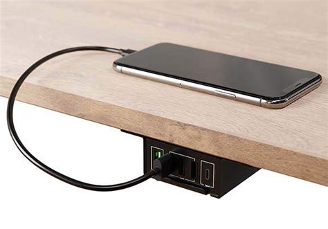 HumanCentric Under Desk USB Charging Station with USB-C Port and QC 3.0 | Gadgetsin