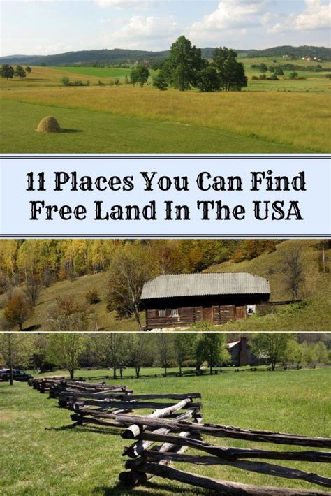 11 Places You Can Find Free Land In The USA | How to buy land, Buy land cheap, Cheap land