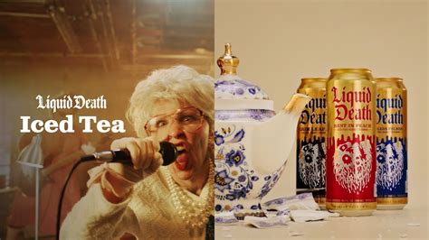 Liquid Death Iced Tea - Your Grandma’s Energy Drink - Bombofoods