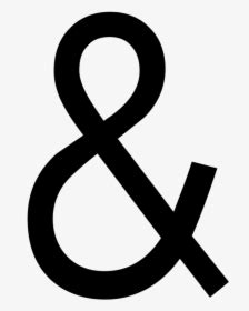 Ampersand Symbol No Background, HD Png Download - kindpng