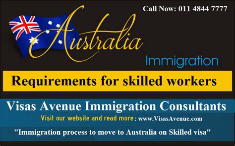 Australian immigration requirements for skilled workers