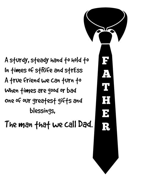 Printable Fathers Day Poems