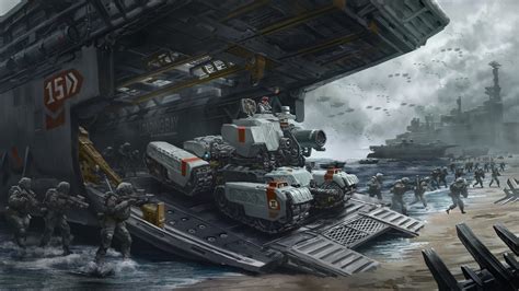 military, futuristic, science fiction, tank, concept art, HD Wallpaper | Rare Gallery