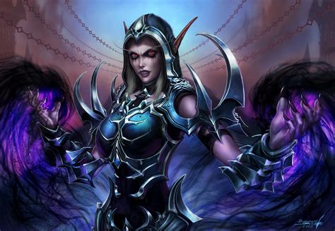 Sylvanas Windrunner Shadowlands Armor Fan Art by Buyansanjaa : r/wow