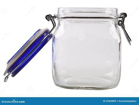 Open Empty Glass Jar Royalty Free Stock Images - Image: 23469809