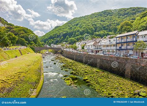 Lynmouth Devon England UK stock image. Image of park - 99636349