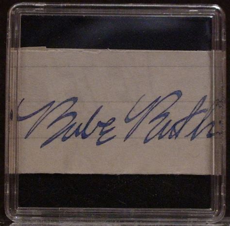 Autograph Babe Ruth - Baseball - Catawiki