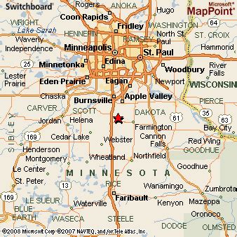 Lakeville, Minnesota Area Map & More