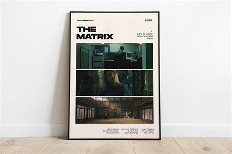 Matrix Movie Poster, Modern Movie Poster Print, Matrix Poster Wall ...