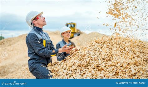 Paper mill factory workers stock image. Image of plant - 92869757