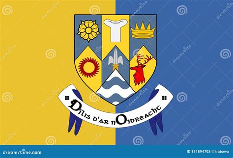 Flag of County Clare is a County in Ireland Stock Image - Image of irish, kerry: 131894703